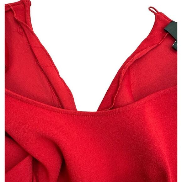 Theory Marah Pleated Crepe Mini Dress Womens Size 6. - Picture 7 of 10